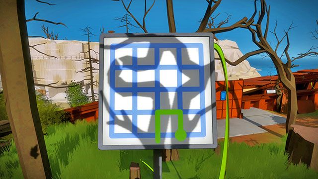 Las, trzeci zestaw łamigłówek, piąta - Rozwiązania zagadek | Las - The Witness - poradnik do gry