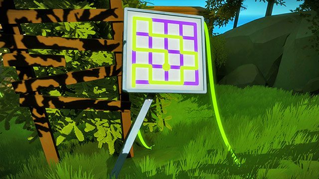 Las, czwarty zestaw łamigłówek, szósta - Rozwiązania zagadek | Las - The Witness - poradnik do gry