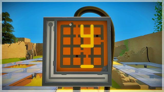 Drugi zestaw łamigłówek jest nieco trudniejszy - Zamek - Solucja The Witness - The Witness - poradnik do gry