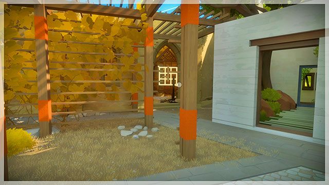 Układ desek podpowie ci rozwiązanie łamigłówki - Miasteczko - Solucja The Witness - The Witness - poradnik do gry