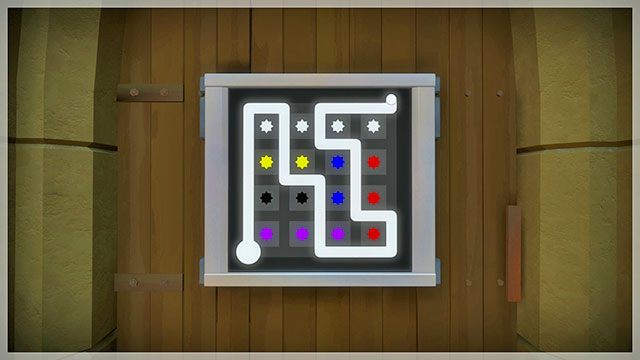 Zagadka z kolorowymi gwiazdkami - Rozwiązania zagadek | Miasteczko - The Witness - poradnik do gry