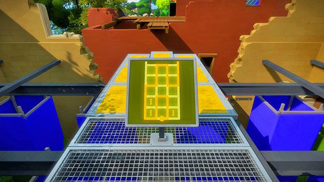 Zagadka wysuwająca platformę - Rozwiązania zagadek | Miasteczko - The Witness - poradnik do gry