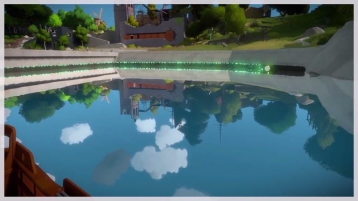 Druga jest przedłużeniem pierwszej i wymaga użycia łodzi - Miasteczko - Sekrety i znajdźki - The Witness - poradnik do gry