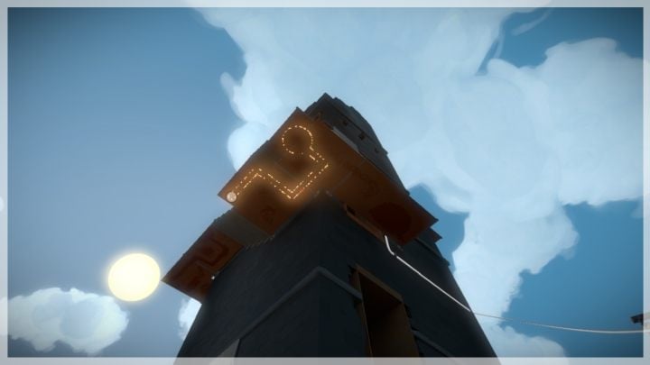W poszukiwaniu kolejnych należy ustawić się pod wieżą - Miasteczko - Sekrety i znajdźki - The Witness - poradnik do gry