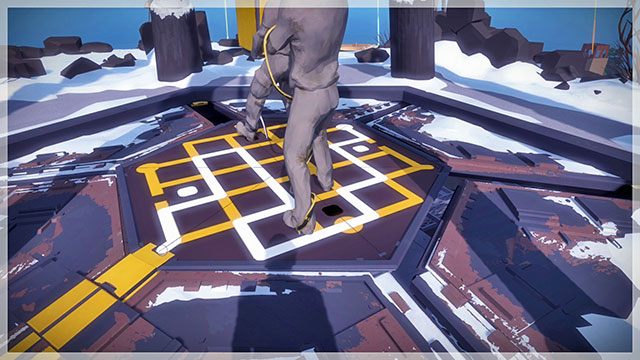 Szczyt góry, trzeci zamek - Góra 1 - Rozwiązania zagadek The Witness - The Witness - poradnik do gry