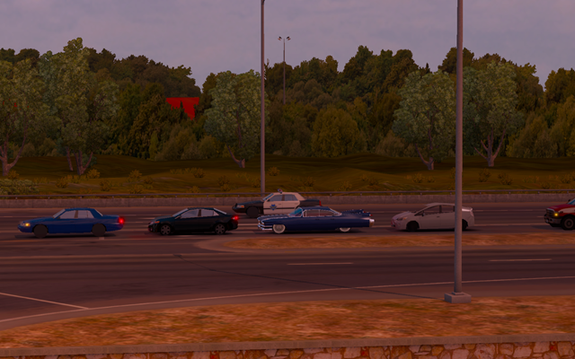 W wielu miejscach będziesz skazany na marnowanie czasu podczas oczekiwania na zapalenie się zielonego światła - Bramki, zatory, korki i wagi w American Truck Simulator | Świat gry - American Truck Simulator - poradnik do gry