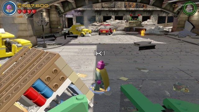Będąc pod mostem podejdź do lewej strony jako Vision i zniszcz obiekt z klocków - Postacie | Mściciele do boju - sekrety | LEGO Marvels Avengers - LEGO Marvels Avengers - poradnik do gry