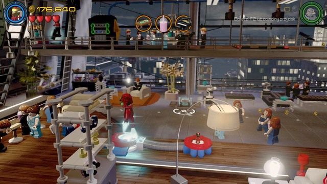 Czwarty minizestaw otrzymasz po napompowaniu trzech balonów Iron Mana - Minizestawy | Bez sznurków nie jest źle - sekrety | LEGO Marvels Avengers - LEGO Marvels Avengers - poradnik do gry