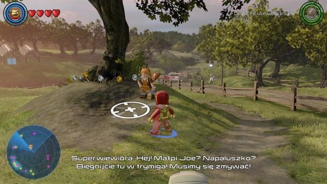 Żeby rozpocząć zadanie musisz udać się do Superwiewióry, która stoi pod drzewem na środku lokacji - Zadania poboczne | Farma Bartona - sekrety | LEGO Marvels Avengers - LEGO Marvels Avengers - poradnik do gry