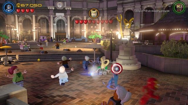 Po krótkiej scence przerywnikowej czeka cię walka z Lokim - Kino Plenerowe | Opis przejścia | LEGO Marvels Avengers - LEGO Marvels Avengers - poradnik do gry