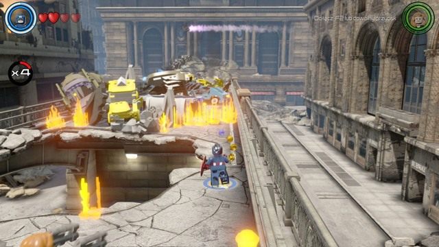 Po krótkiej scence przerywnikowej rozpraw się jako dowolna postać z nacierającymi wrogami - Najpotężniejsi bohaterowie | Opis przejścia | LEGO Marvels Avengers - LEGO Marvels Avengers - poradnik do gry