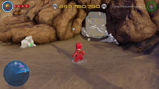 Po lewej stronie plaży znajdziesz zablokowane wejście do jaskini - Postacie | Malibu - sekrety | LEGO Marvels Avengers - LEGO Marvels Avengers - poradnik do gry