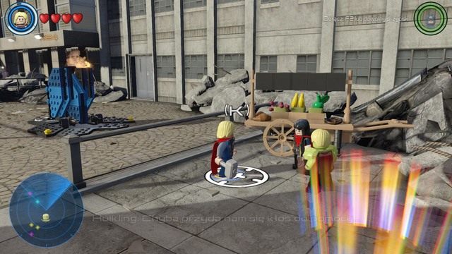 Udaj się do miejsca pokazanego na obrazku i porozmawiaj z Wiccanem, od którego weź zadanie - Zadania poboczne | Sokovia - sekrety | LEGO Marvels Avengers - LEGO Marvels Avengers - poradnik do gry