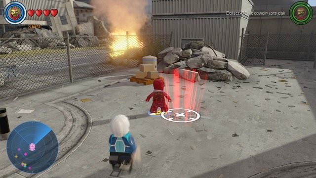 Po lewej stronie lokacji znajdziesz miejsce pokazane na obrazku - Postacie | Sokovia - sekrety | LEGO Marvels Avengers - LEGO Marvels Avengers - poradnik do gry