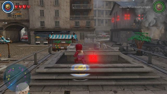 W centralnej części Sokovii znajdziesz zniszczony posąg, który musisz ułożyć ponownie - Złote klocki | Sokovia - sekrety | LEGO Marvels Avengers - LEGO Marvels Avengers - poradnik do gry