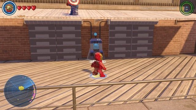 Przy garażach w zachodniej części znajdziesz zablokowane wejście - Złote klocki | Północny Manhattan - sekrety | LEGO Marvels Avengers - LEGO Marvels Avengers - poradnik do gry