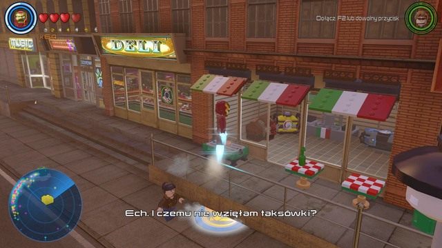 W dzielnicy Little Italy znajdziesz restaurację pokazaną na obrazku - Złote klocki | Północny Manhattan - sekrety | LEGO Marvels Avengers - LEGO Marvels Avengers - poradnik do gry