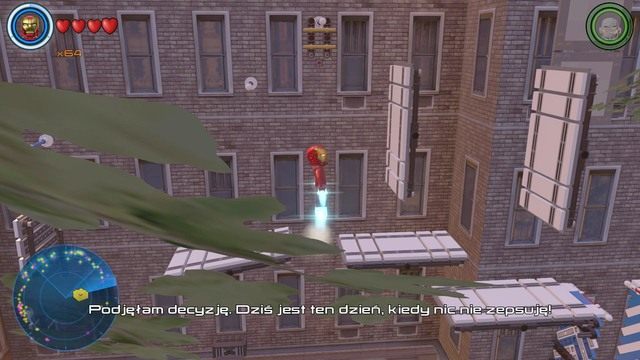Po drugiej stronie dzielnicy robotniczej znajdziesz osiedle, przy którym znajdziesz kolejną zagadkę - Złote klocki | Centralny Manhattan - sekrety | LEGO Marvels Avengers - LEGO Marvels Avengers - poradnik do gry