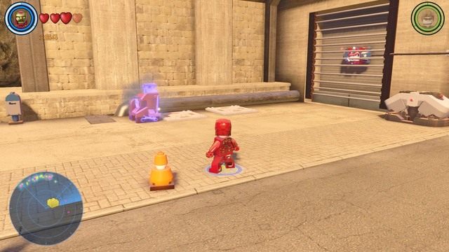 Na tyłach bazy Avengers znajdziesz kolejną zagadkę - Złote klocki | Południowy Manhattan - sekrety | LEGO Marvels Avengers - LEGO Marvels Avengers - poradnik do gry