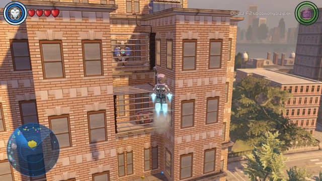 We centralnej części znajdziesz pokazany na obrazku budynek - Złote klocki | Południowy Manhattan - sekrety | LEGO Marvels Avengers - LEGO Marvels Avengers - poradnik do gry