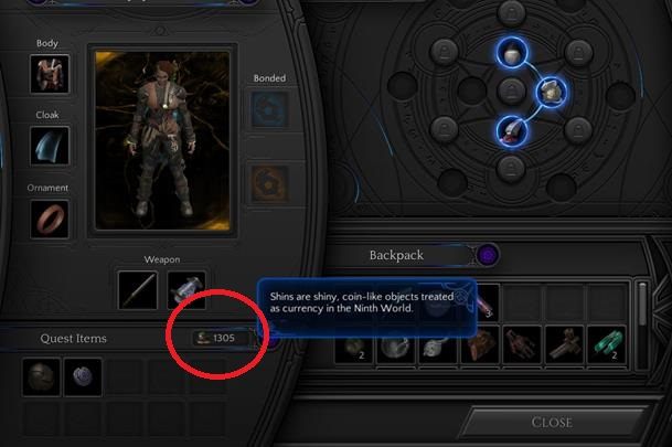 Informacje o posiadanych błyszkach znajdziesz w ekwipunku. Możesz je wykorzystać do handlowania z innymi postaciami. - Jak szybko zdobywać błyszki w Torment: Tides of Numenera? - Torment: Tides of Numenera - poradnik do gry