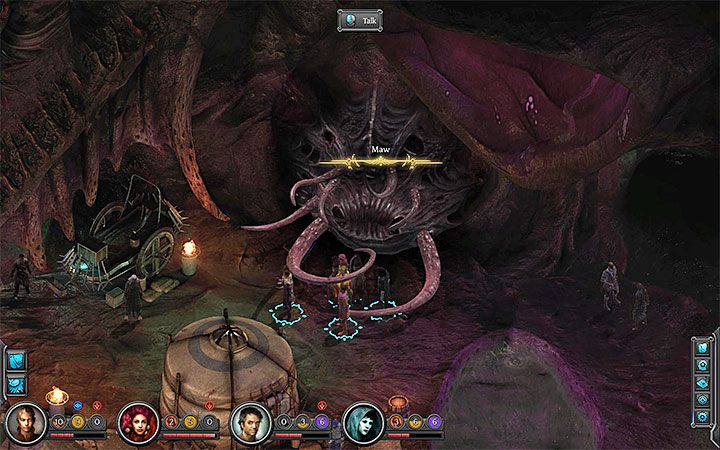 Skorzystaj z północnego przejścia do lokacji Rozległe Trzewia - Cena Dracogena (Dracogens Price) - główne zadanie | Torment Tides of Numenera - Torment: Tides of Numenera - poradnik do gry