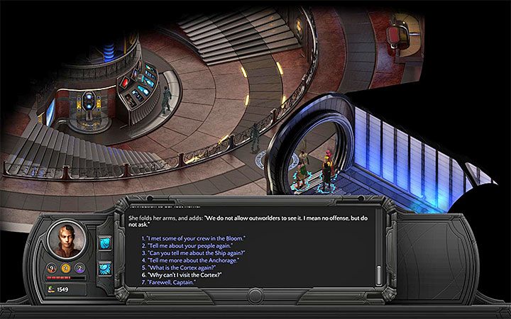 Porusz w trakcie rozmowy temat Rdzenia - Zazdrosne serca (Covetous Hearts) - Torment: Tides of Numenera - poradnik do gry