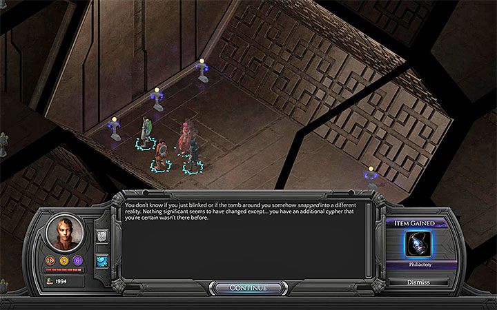 Badaj grobowce żeby znaleźć Filakterium - Nekropolia (Necropolis) M13 - mapa lokacji | Torment Tides of Numenera - Torment: Tides of Numenera - poradnik do gry