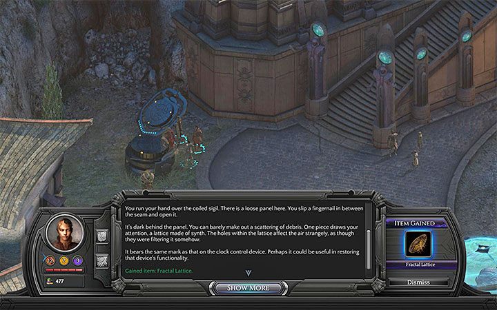 Miejsce pozyskania Kratki Fraktalnej - Upadek na ziemię - zadanie główne | Fallen to Earth | Torment Tides of Numenera - Torment: Tides of Numenera - poradnik do gry
