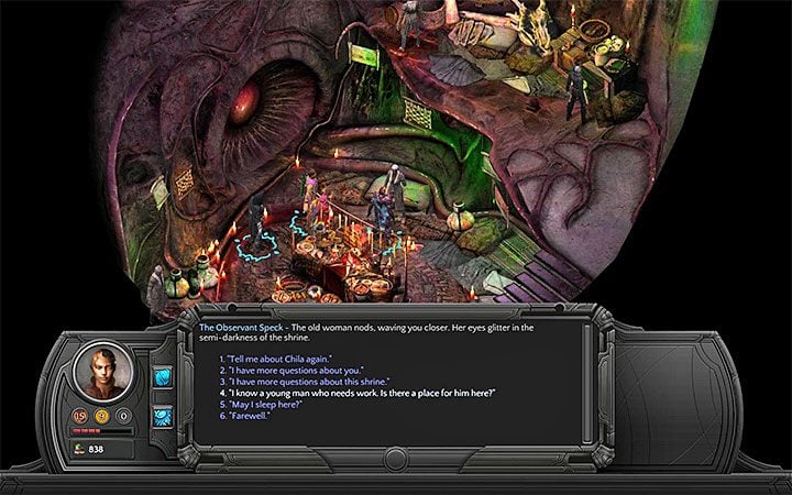 Cotyego możesz odesłać do świątyni - Wyzwoleniec (Freedman) | Torment Tides of Numenera - Torment: Tides of Numenera - poradnik do gry