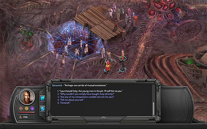 Możesz sprzedać Cotyego Dekantusowi - Wyzwoleniec (Freedman) | Torment Tides of Numenera - Torment: Tides of Numenera - poradnik do gry