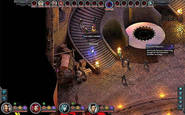 Nie ruszaj się ze schodów i reaguj tylko gdy jakiś potwór dotrze sam do drużyny - W głębiny (Into the Depths) - Torment: Tides of Numenera - poradnik do gry