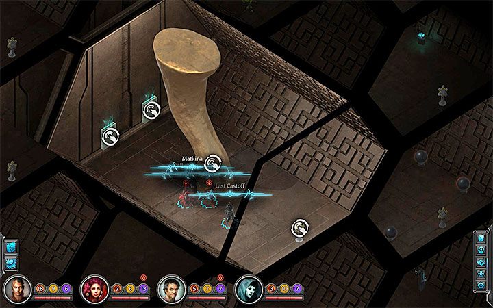 W grobowcu Choi do obejrzenia jest ogromny filar - Odcięte dziecko (Severed Child) - poboczne zadanie | Torment Tides of Numenera - Torment: Tides of Numenera - poradnik do gry