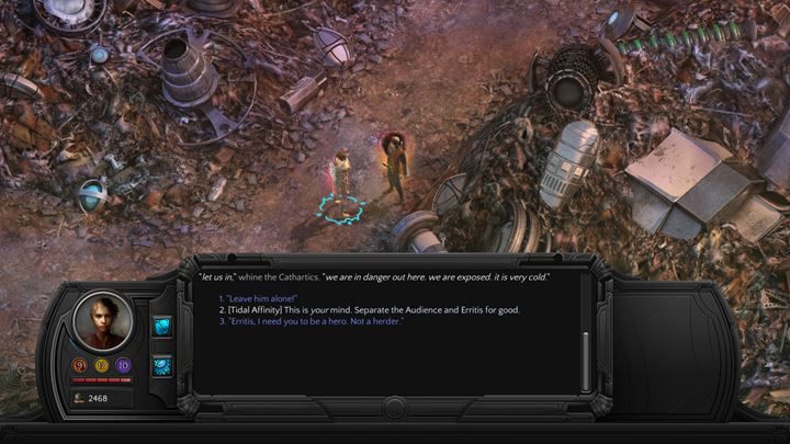 W samotni możesz ostatecznie rozdzielić Erritisa od trapiących go demonów. - Erritis - Zagubiony Pasterz (The Lost Shepherd) - Torment: Tides of Numenera - poradnik do gry