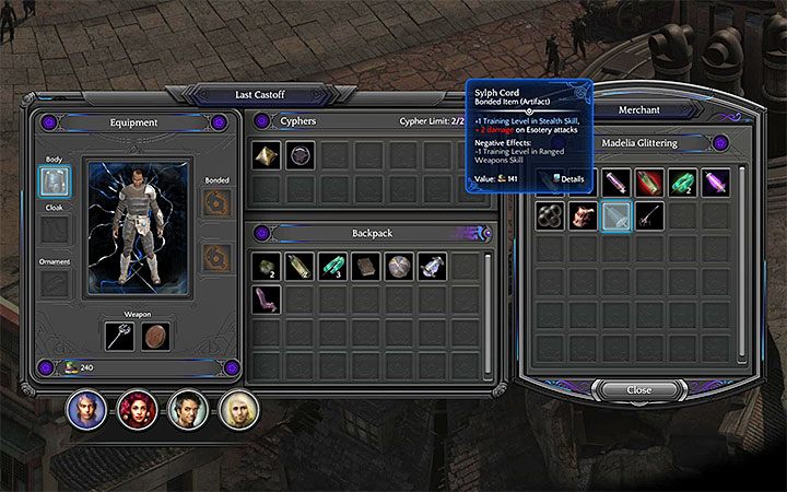 Przedmioty przekształcone znajdują się m.in. w ofercie niektórych kupców - Przedmioty przekształcone (Bonded items) w Torment Tides of Numenera - Torment: Tides of Numenera - poradnik do gry