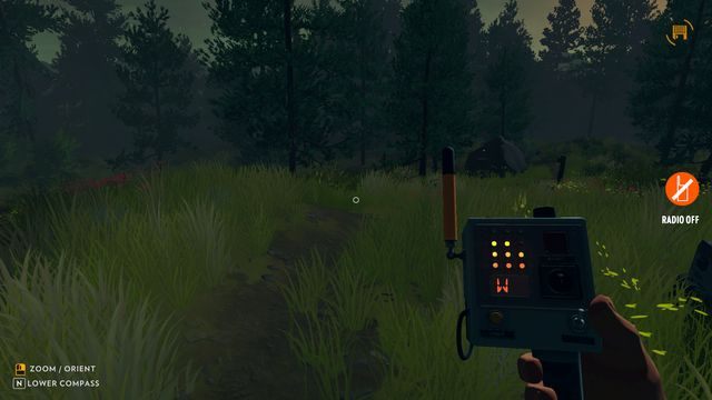 Po ponownym rozpoczęciu tego dnia znalezione uprzednio urządzenie zacznie pikać - Dzień 77 - ciąg dalszy - Opis przejścia - Firewatch - poradnik do gry