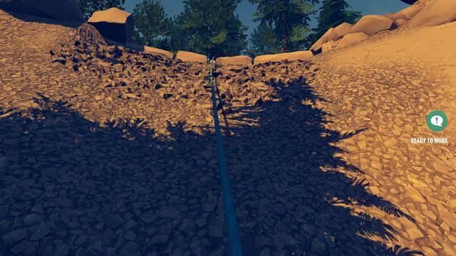 W kilku miejscach możesz natrafić na strome zbocza, których Henry nie będzie mógł pokonać - Poruszanie się i dostępne umiejętności - Podstawy - Firewatch - poradnik do gry