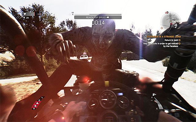 Używaj nitro żeby zrzucić potwory z pojazdu - Podstawy jazdy, zastosowania auta buggy | Pojazd buggy - Dying Light: The Following - poradnik do gry