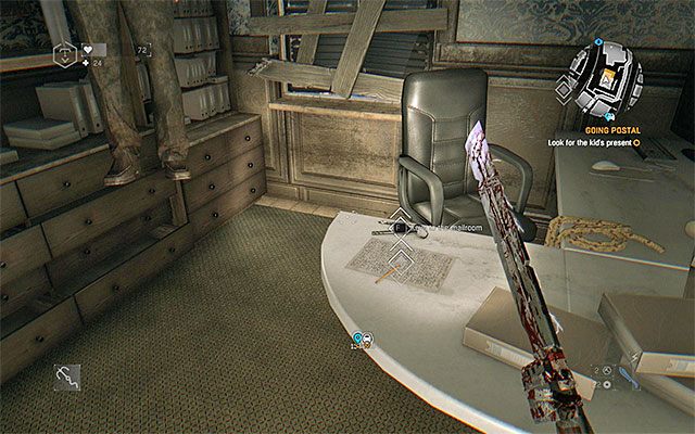 Miejsce odnalezienia kluczy - Listonosz już nie zadzwoni dwa razy (Going Postal) | Poboczne zadania - Farma Jasira - Dying Light: The Following - poradnik do gry