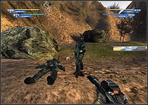 Po rozmowie ruszaj zboczem do góry - Waterfront - część 1 | Severnaya, Kalydon | Unreal II The Awakening - Unreal II: The Awakening - poradnik do gry