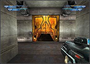 Biegnij do korytarza i do wielkich, żółtych wrót wyjściowych - Waterfront - część 2 | Severnaya, Kalydon | Unreal II The Awakening - Unreal II: The Awakening - poradnik do gry