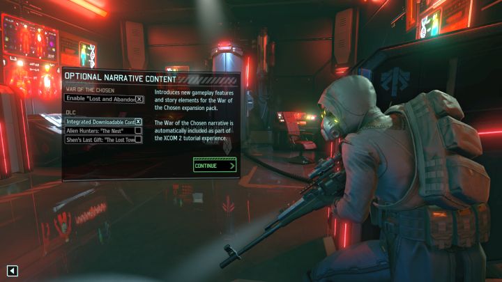 Po zainstalowaniu dodatku, w momencie rozpoczęcia gry możliwe będzie dostosowanie rozgrywki. - O dodatku War of the Chosen | XCOM 2 - XCOM 2 - poradnik do gry