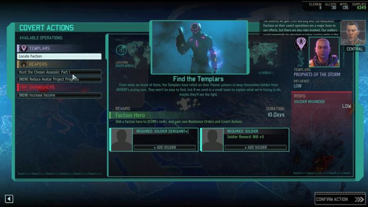 Misja pozwalająca odblokować frakcję Templariuszy. - Porady ogólne | War of the Chosen | XCOM 2 - XCOM 2 - poradnik do gry