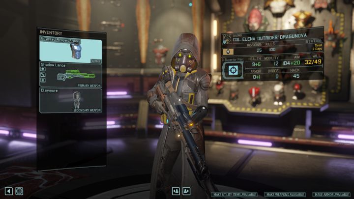 Uzbrojenie dostępne dla klasy Żniwiarza. - Żniwiarz | Klasy postaci i frakcje | XCOM 2 - XCOM 2 - poradnik do gry
