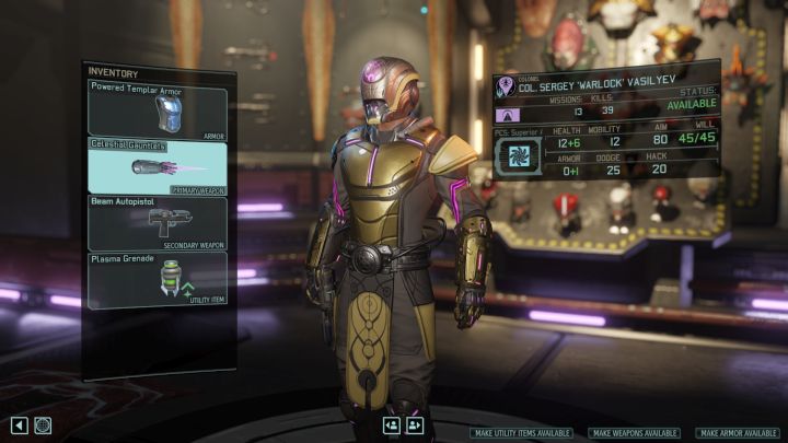 Uzbrojenie dostępne dla klasy Templariusza. - Templariusz | Klasy postaci i frakcje | XCOM 2 - XCOM 2 - poradnik do gry