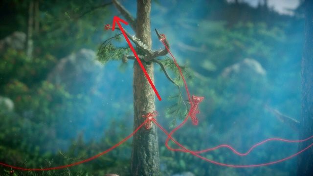 Wyjdź do góry po trampolinie, aby odnaleźć guzik - Poziom 3 - Berry Mire | Opis przejścia Unravel - Unravel - poradnik do gry
