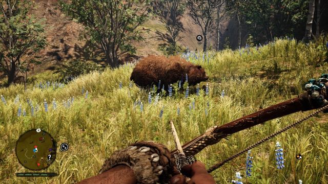 Rzucona przynęta odwraca uwagę zwierzęcia. - Polowanie na zwierzęta | Podstawy| Far Cry Primal - Far Cry Primal - poradnik do gry