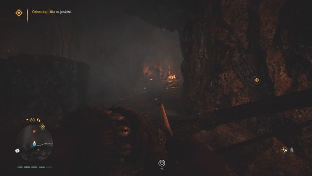 W jaskini poruszaj się powoli i spokojnie eliminuj wrogów odwróconych plecami. - Ziemia Udam | Opis przejścia | Far Cry Primal - Far Cry Primal - poradnik do gry