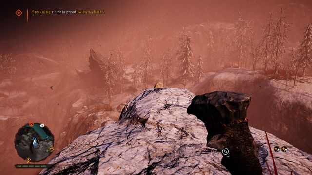 Niemalże w identycznym położeniu jak poprzedni przedmiot kolekcjonerski - na półce skalnej, nad rzeką - Ręce Daiszy 11-20 | Północne Oros | Far Cry Primal - Far Cry Primal - poradnik do gry