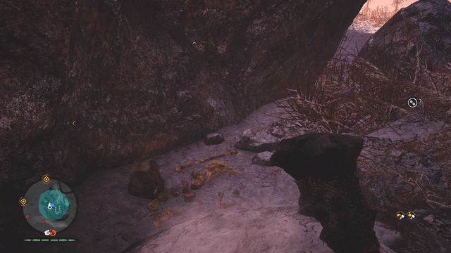 Pod skałami, obok sakwy - Manele Łindźa | Północne Oros | Far Cry Primal - Far Cry Primal - poradnik do gry